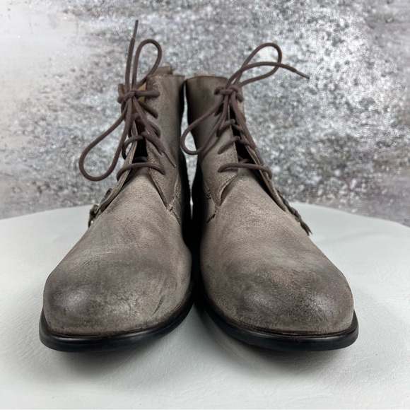 539sqq John Varvatos Men\'s Gray Leather chukka Boots 12 main image 7